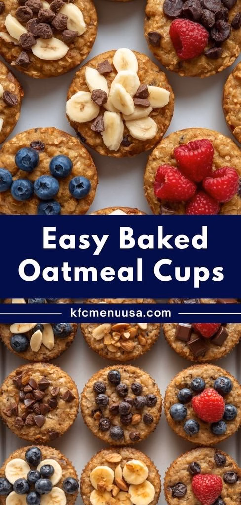 Easy Baked Oatmeal Cups Recipe