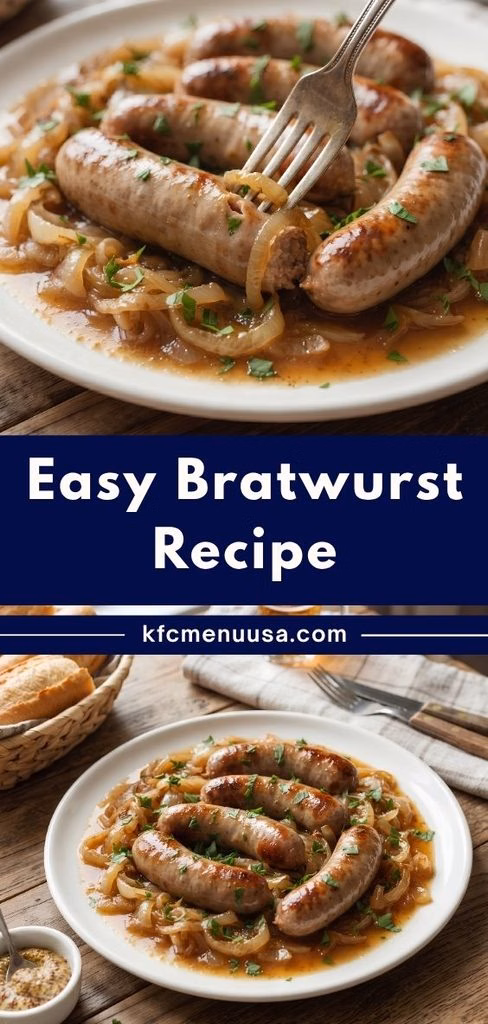 Easy Bratwurst Recipe