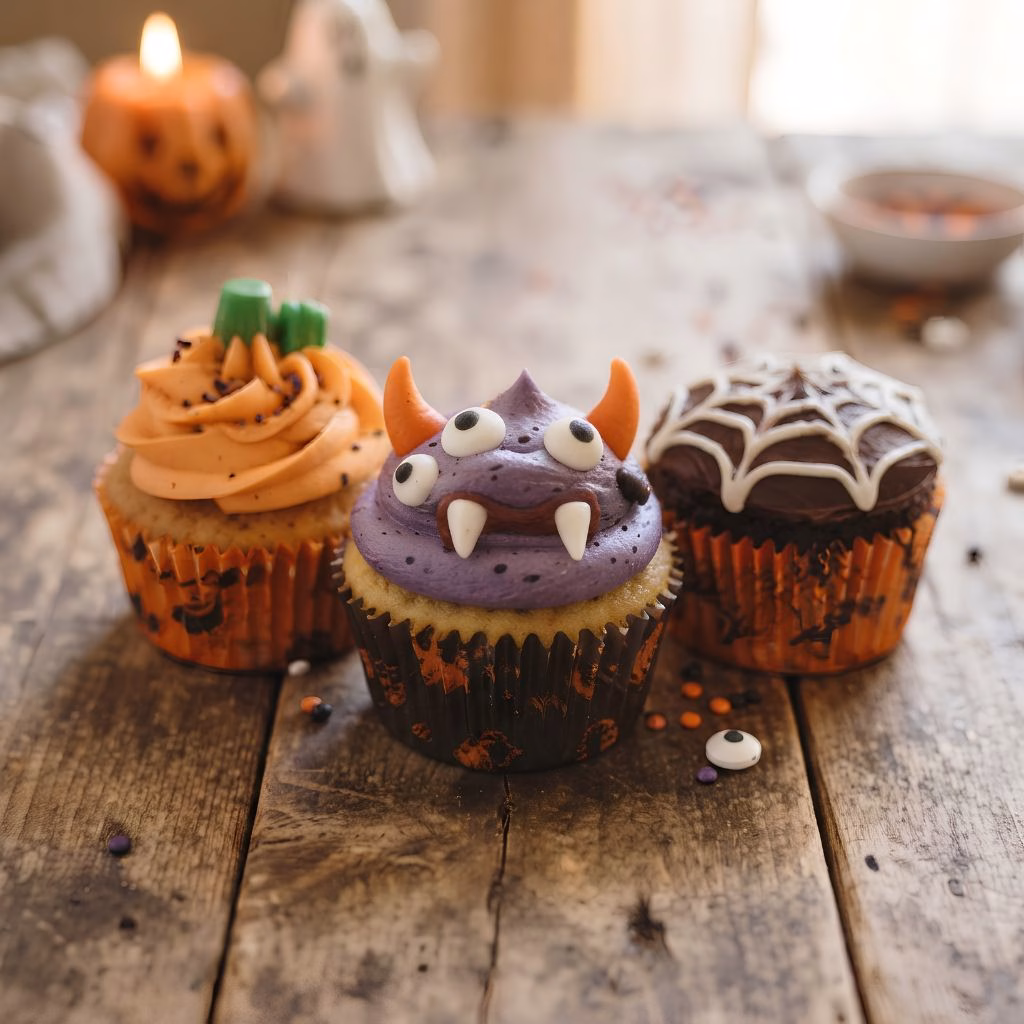 Easy Halloween Cupcake Recipe for Kids