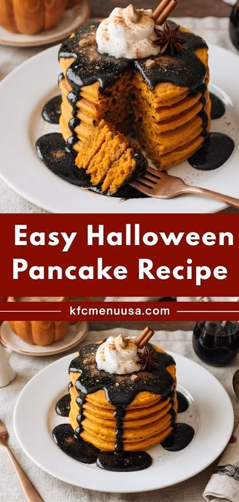 Easy Halloween Pancakes Recipe