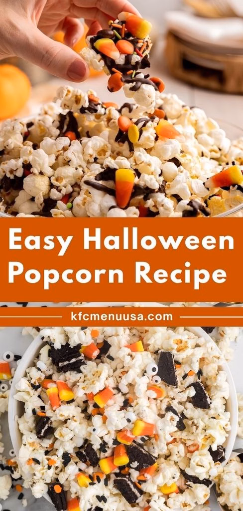 Easy Halloween Popcorn Recipe