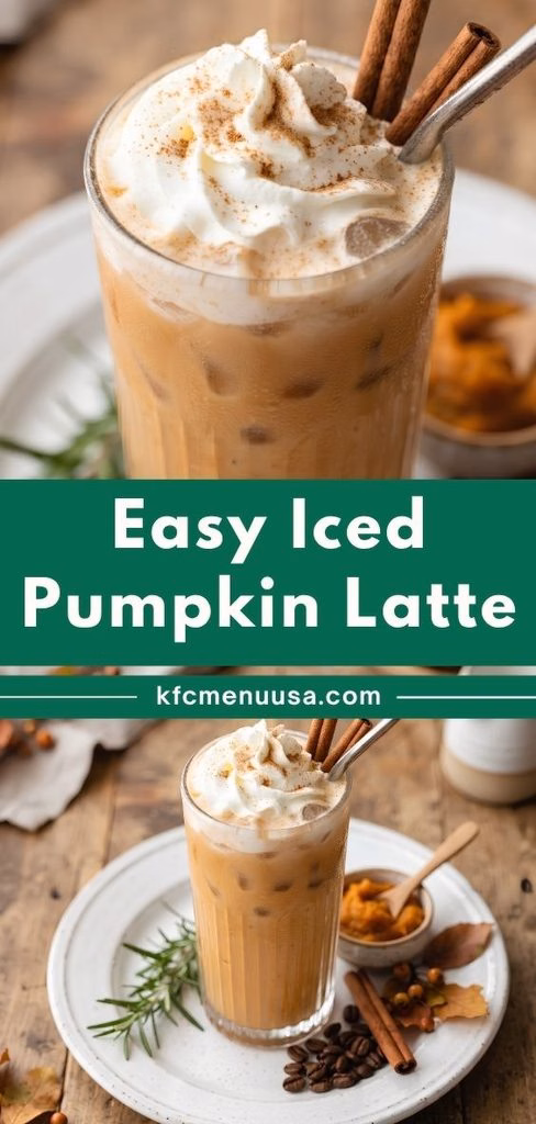 Easy Iced Pumpkin Latte Recipe