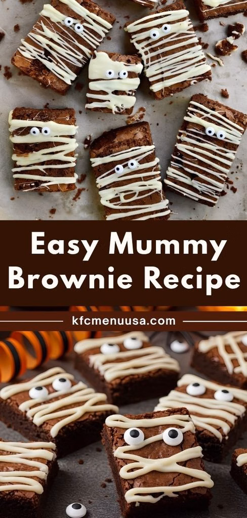 Easy Mummy Brownies Recipe