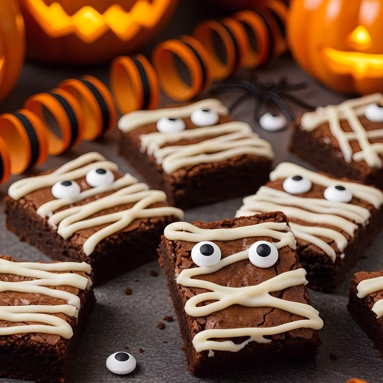 Easy Mummy Brownies Recipe
