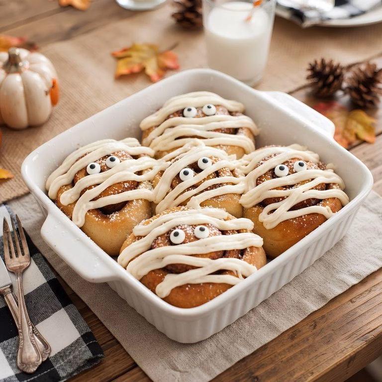 Easy Mummy Cinnamon Rolls Recipe