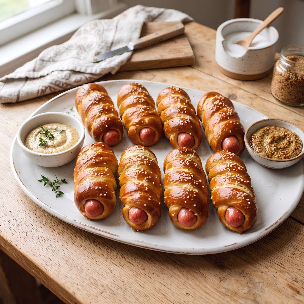 Easy Pretzel Dog Recipe