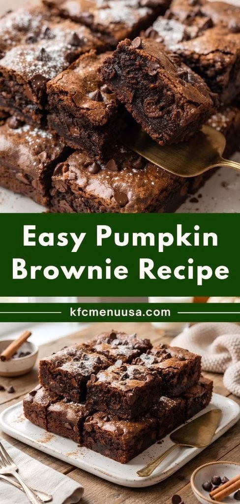 Easy Pumpkin Brownie Recipe