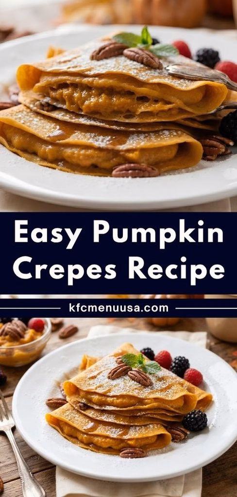 Easy Pumpkin Crepes Recipe