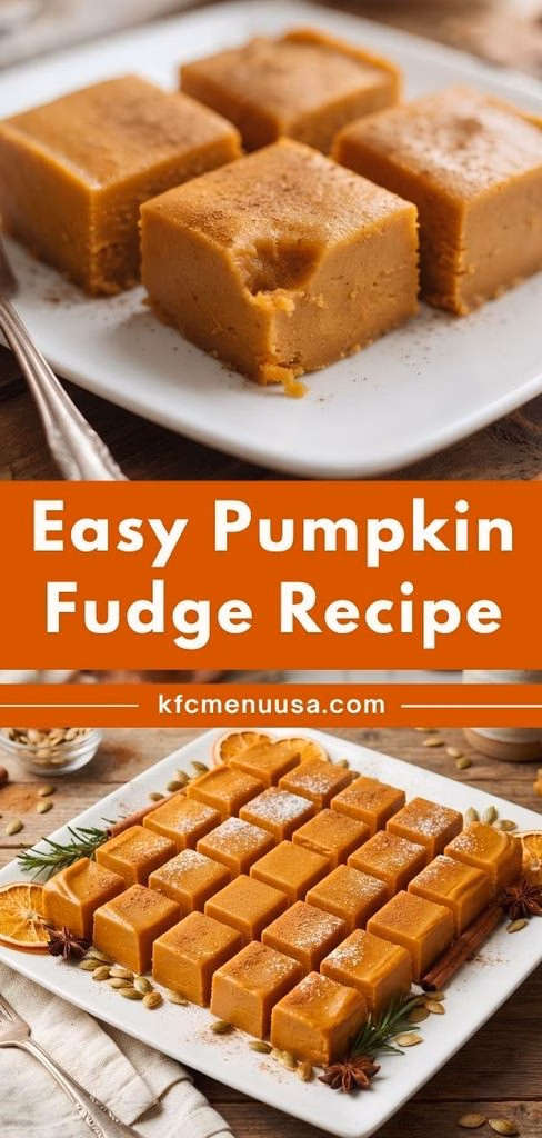 Easy Pumpkin Fudge Recipe