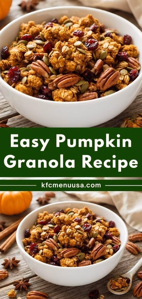 Easy Pumpkin Granola Recipe