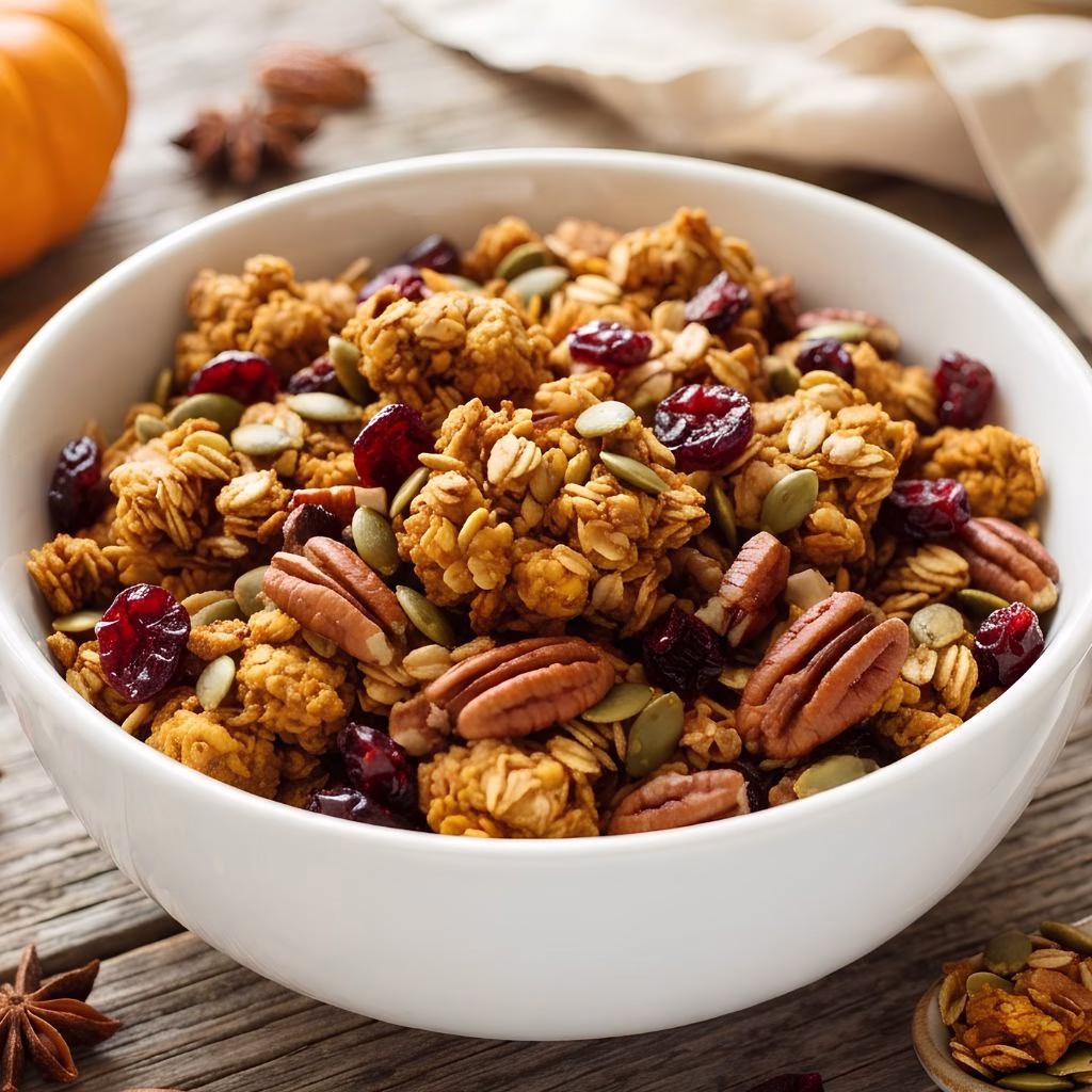 Easy Pumpkin Granola Recipe