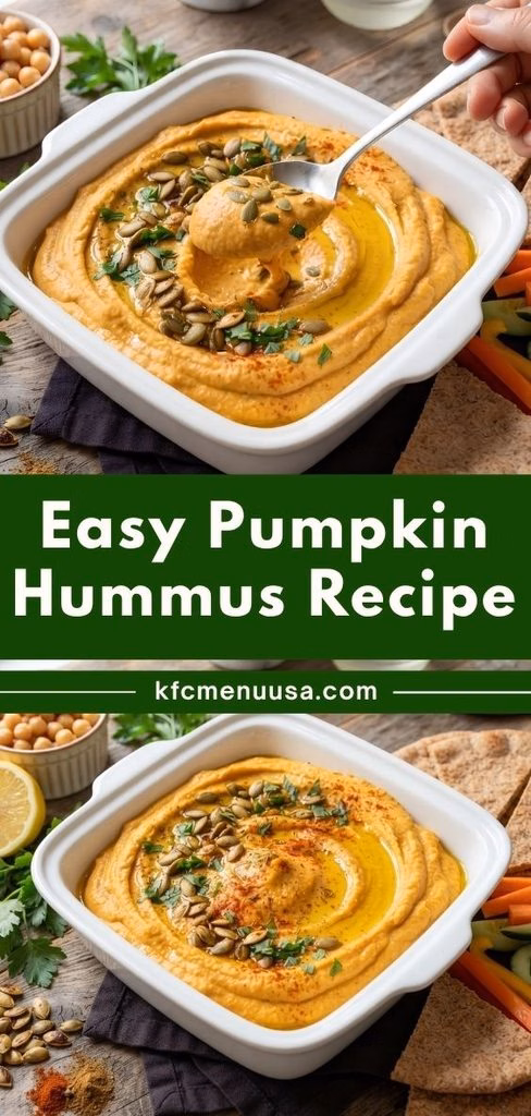 Easy Pumpkin Hummus Recipe
