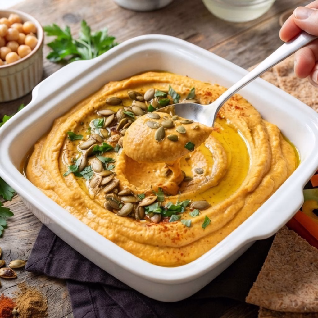 Easy Pumpkin Hummus Recipe