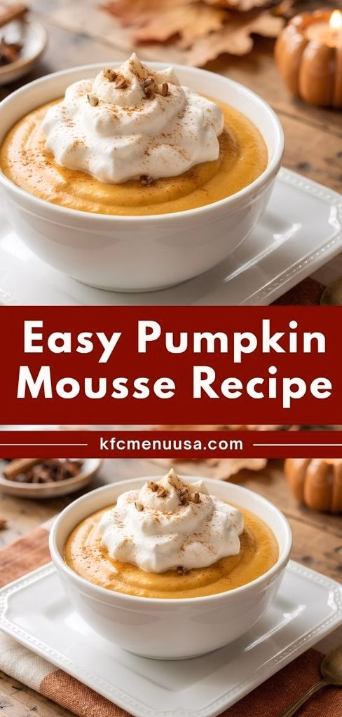 Easy Pumpkin Mousse Recipe