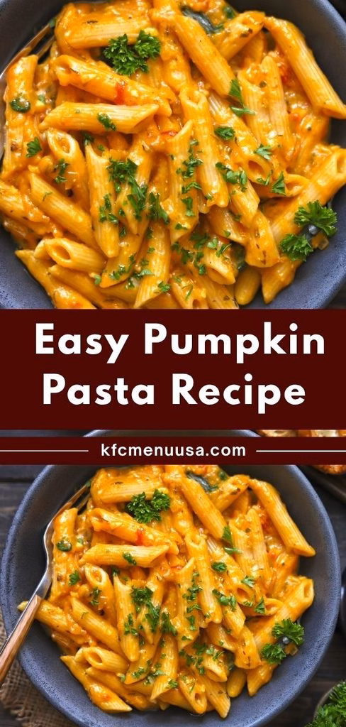 Easy Pumpkin Pasta Recipe
