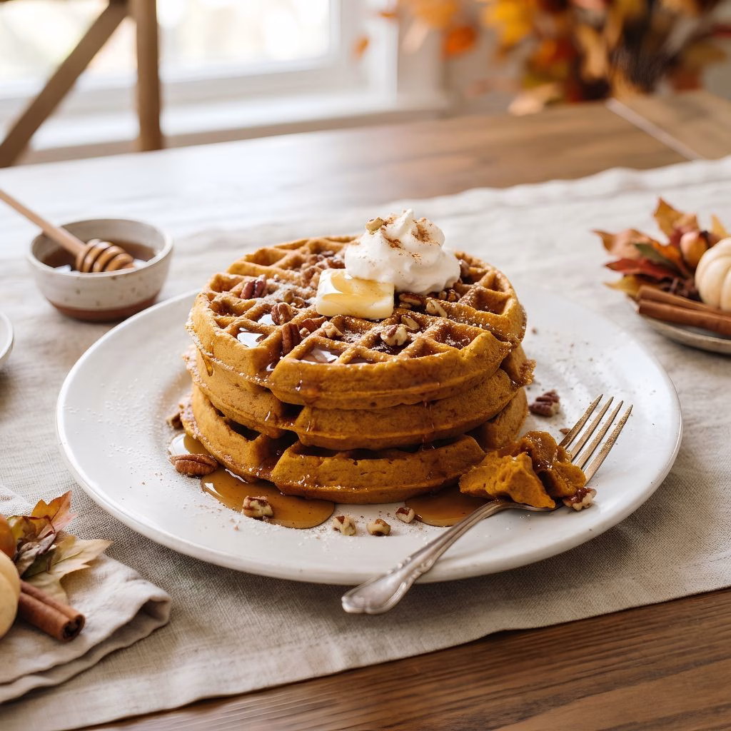 Easy Pumpkin Waffle Recipe
