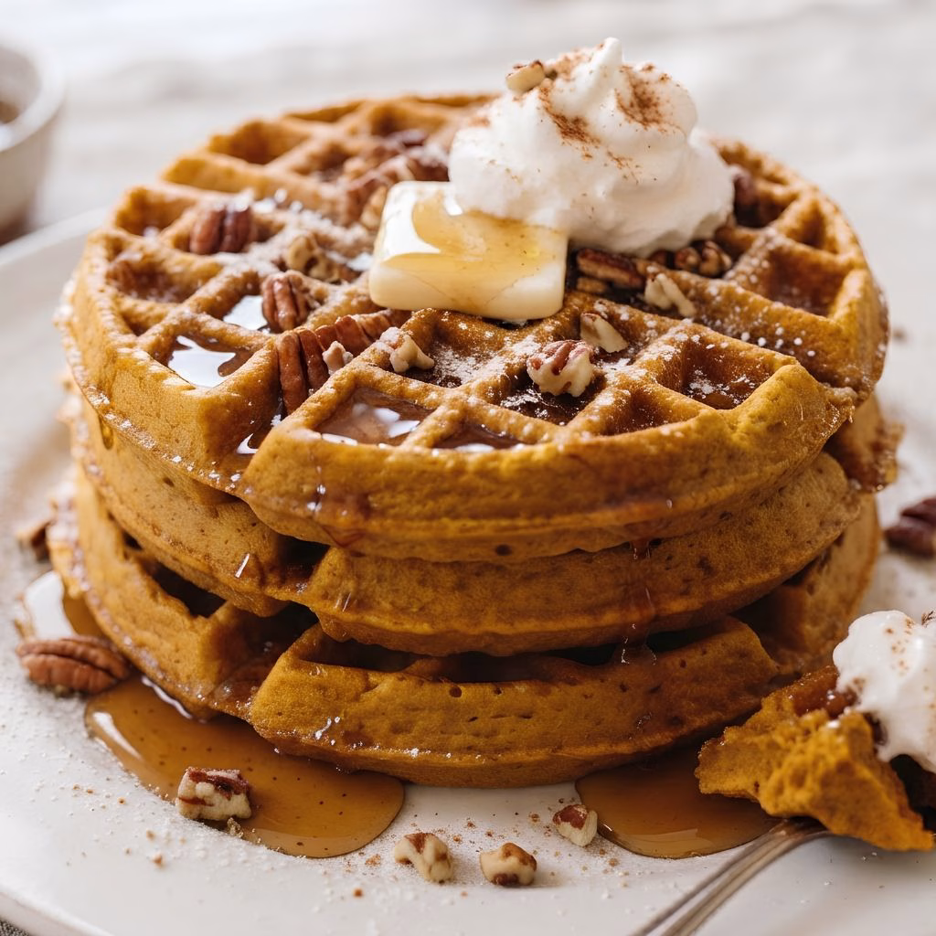 Easy Pumpkin Waffle Recipe