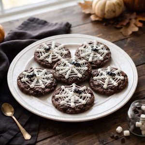 Easy Spider Web Cookies Recipe