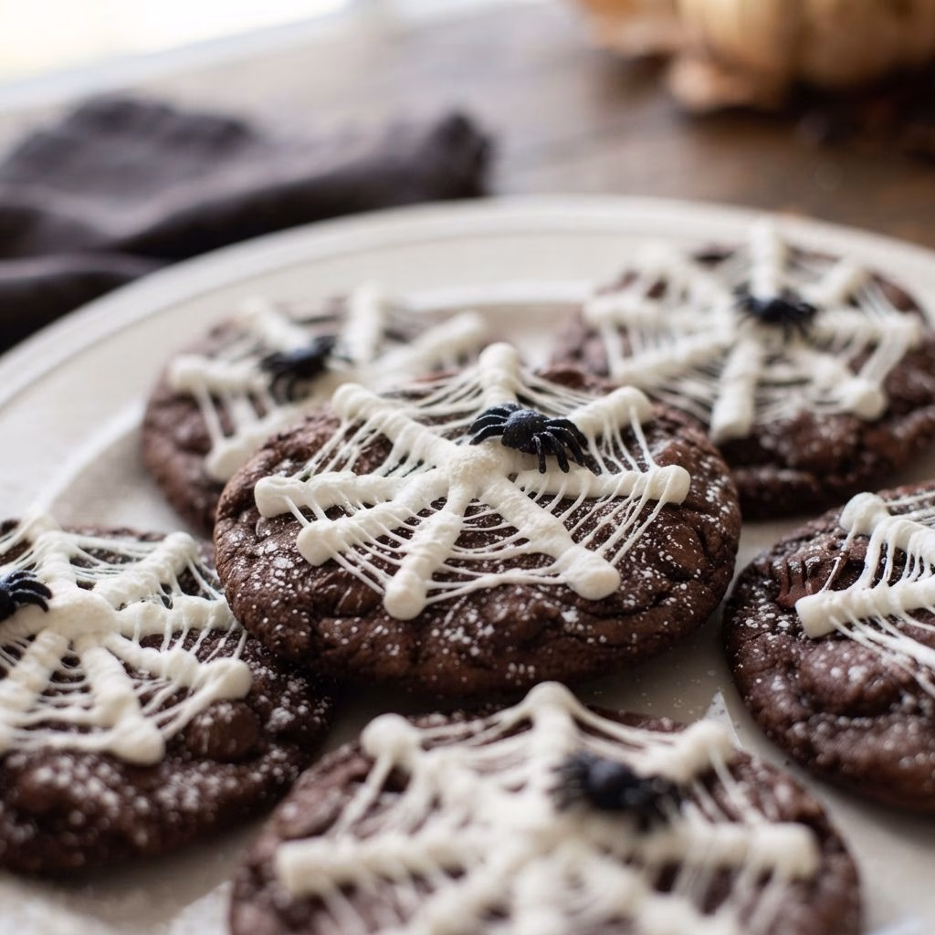 Easy Spider Web Cookies Recipe