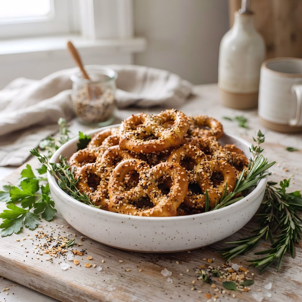 Everything Bagel Pretzels Recipe