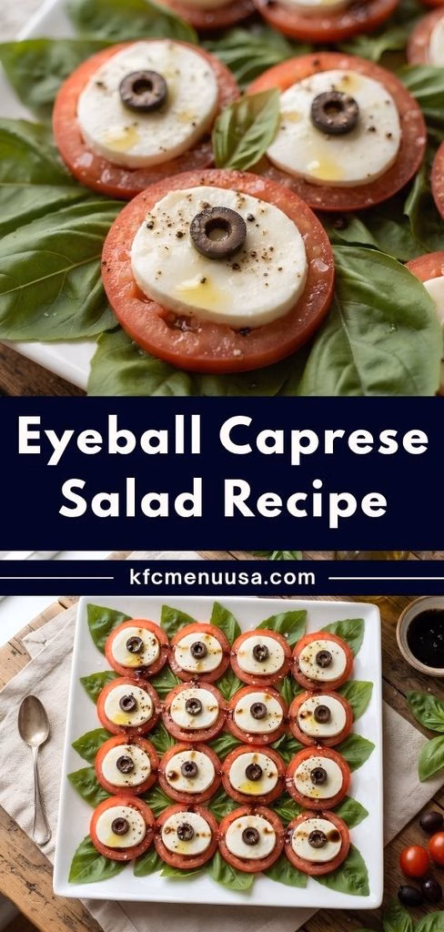 Eyeball Caprese Salad Recipe