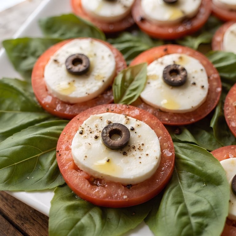Eyeball Caprese Salad Recipe