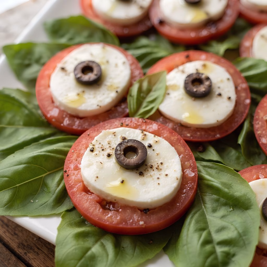 Eyeball Caprese Salad Recipe