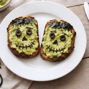 Frankenstein Avocado Toast Recipe