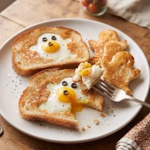 Ghost Egg In a Hole Recipe