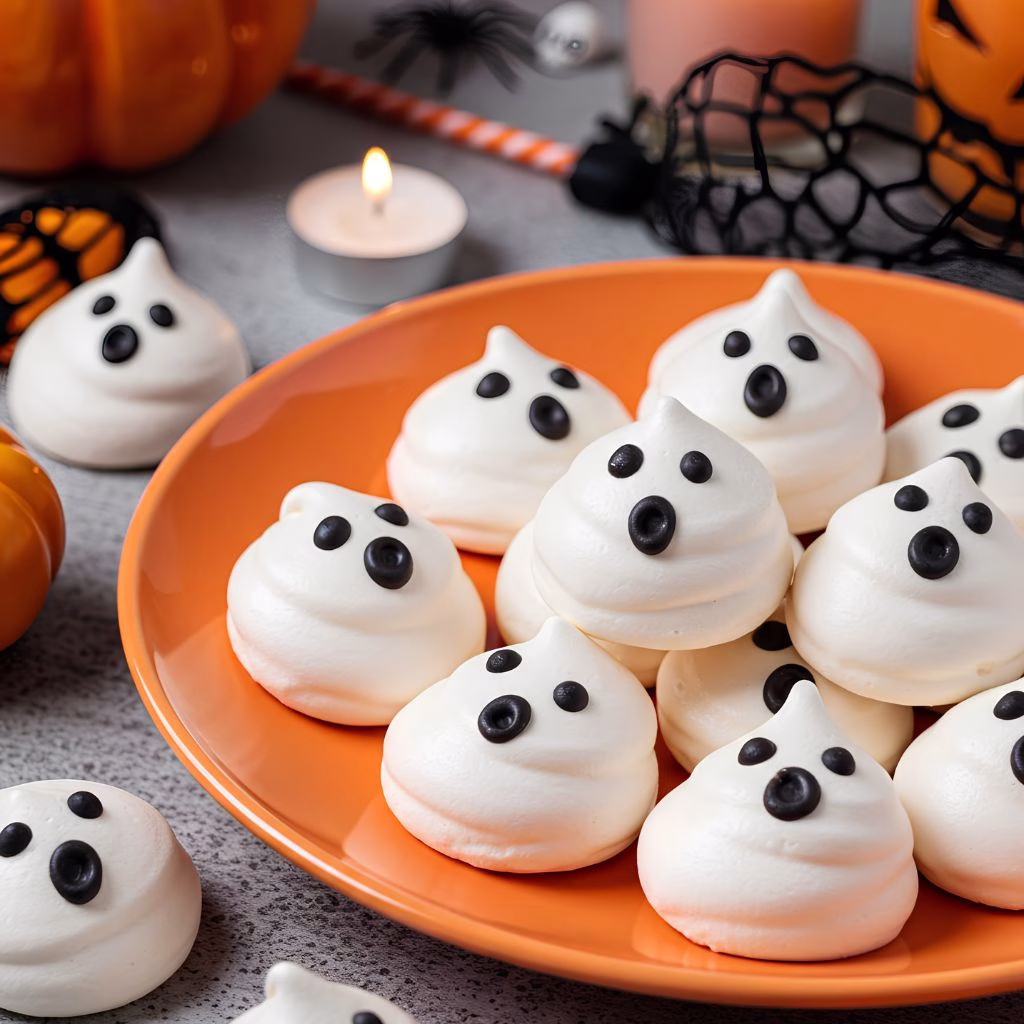 Ghost Meringue Cookies Recipe