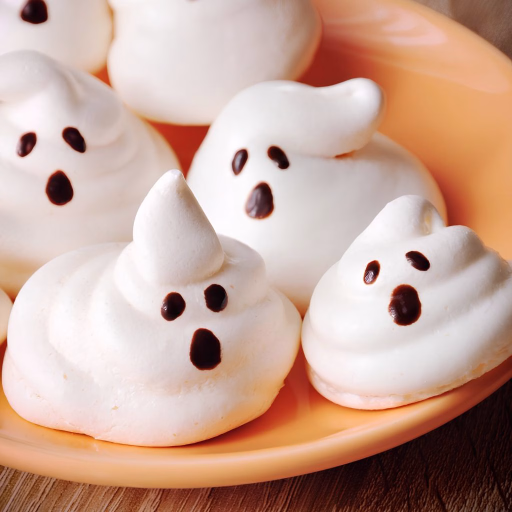 Ghost Meringue Cookies Recipe
