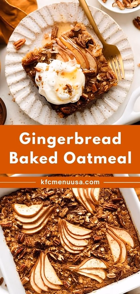 Gingerbread Baked Oatmeal Recipe