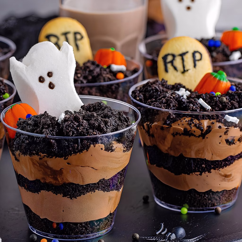 Graveyard Dirt Cups Recipe