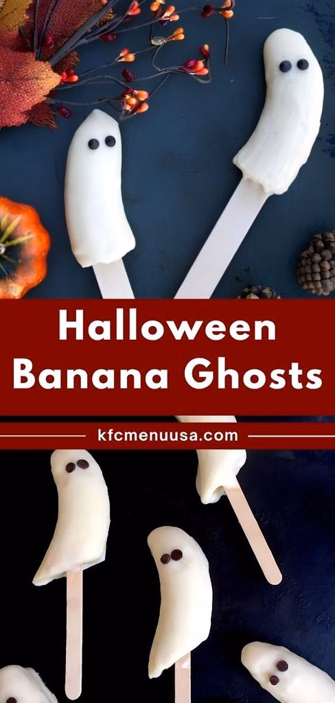 Halloween Banana Ghosts Recipe