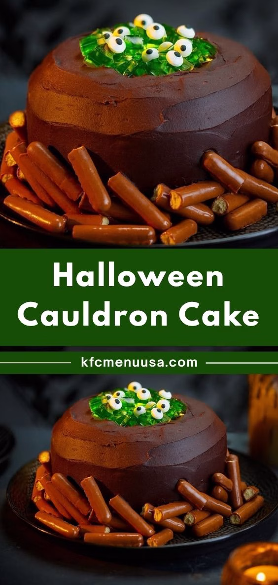 Halloween Cauldron Cake Recipe