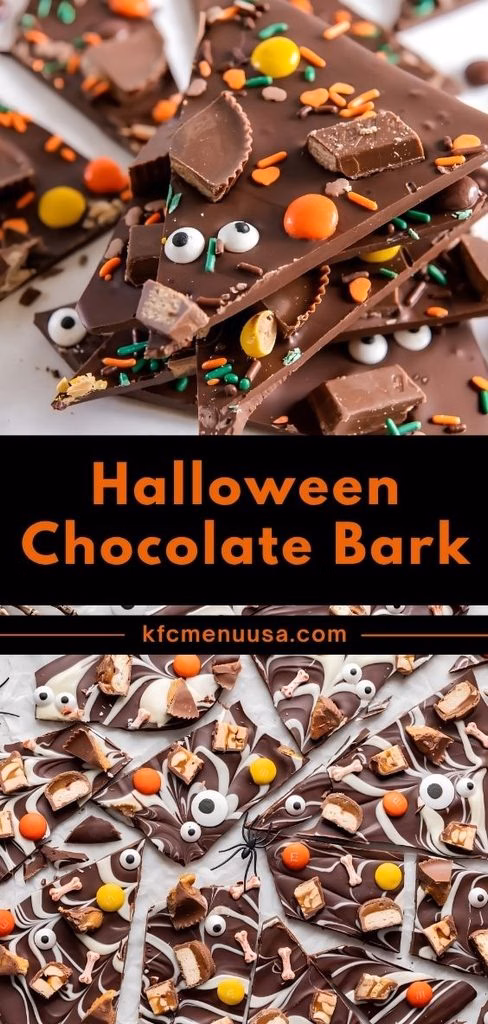 Halloween Chocolate Bark Recipe