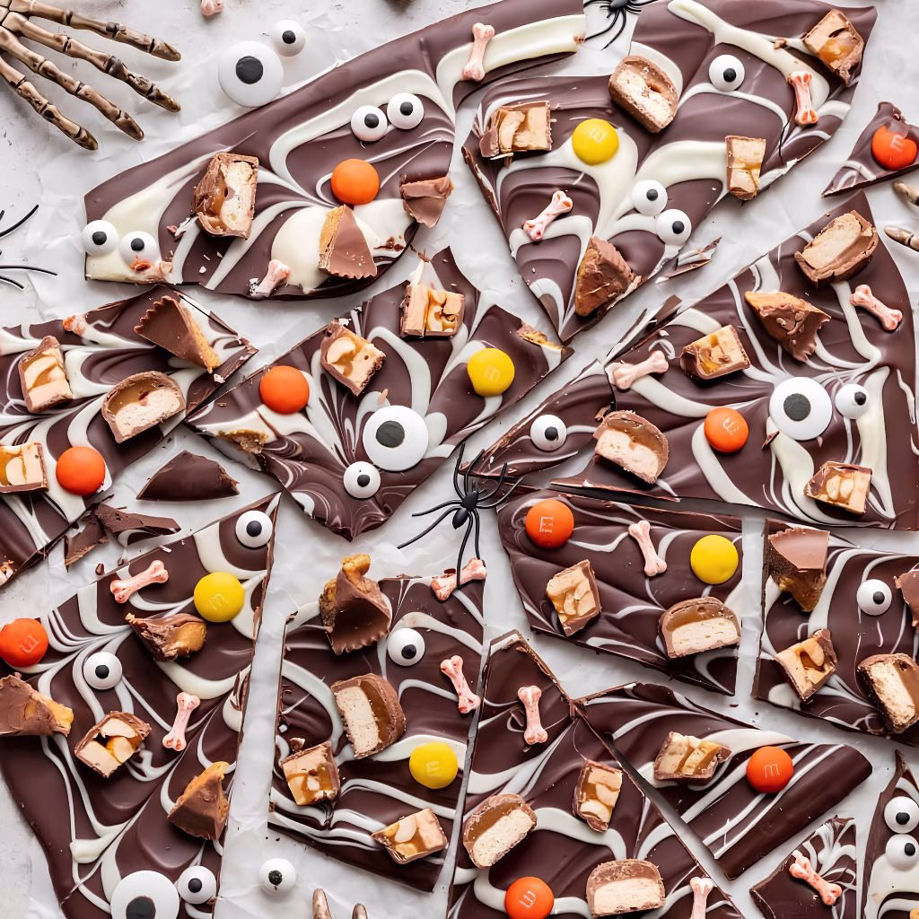 Halloween Chocolate Bark Recipe