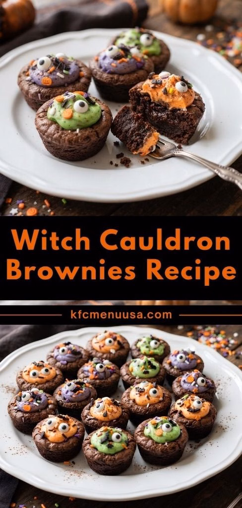 Witch Cauldron Brownies Recipe