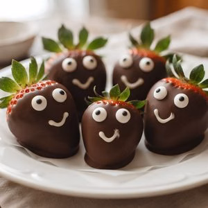 Halloween Chocolate Dipped Strawberries Recipe