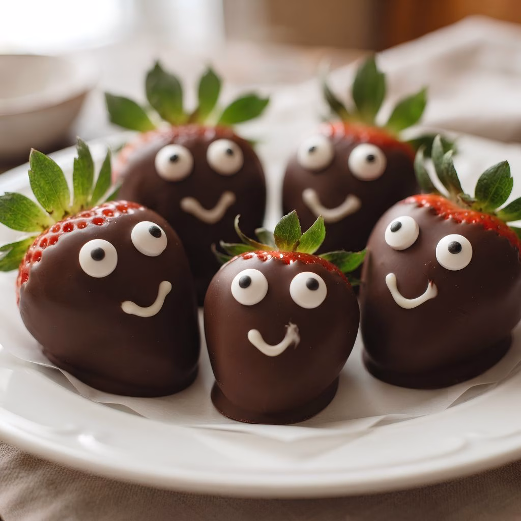 Halloween Chocolate Dipped Strawberries Recipe
