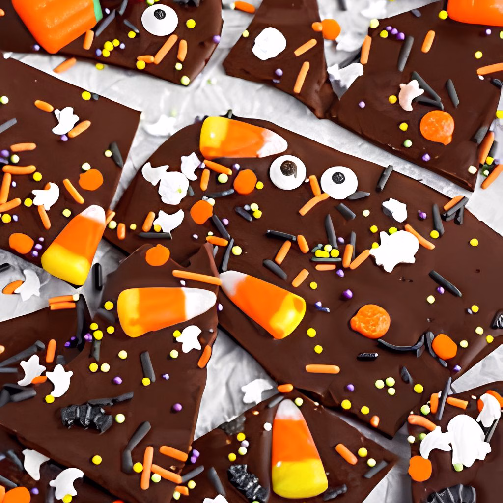 Easy Halloween Candy Bark Recipe