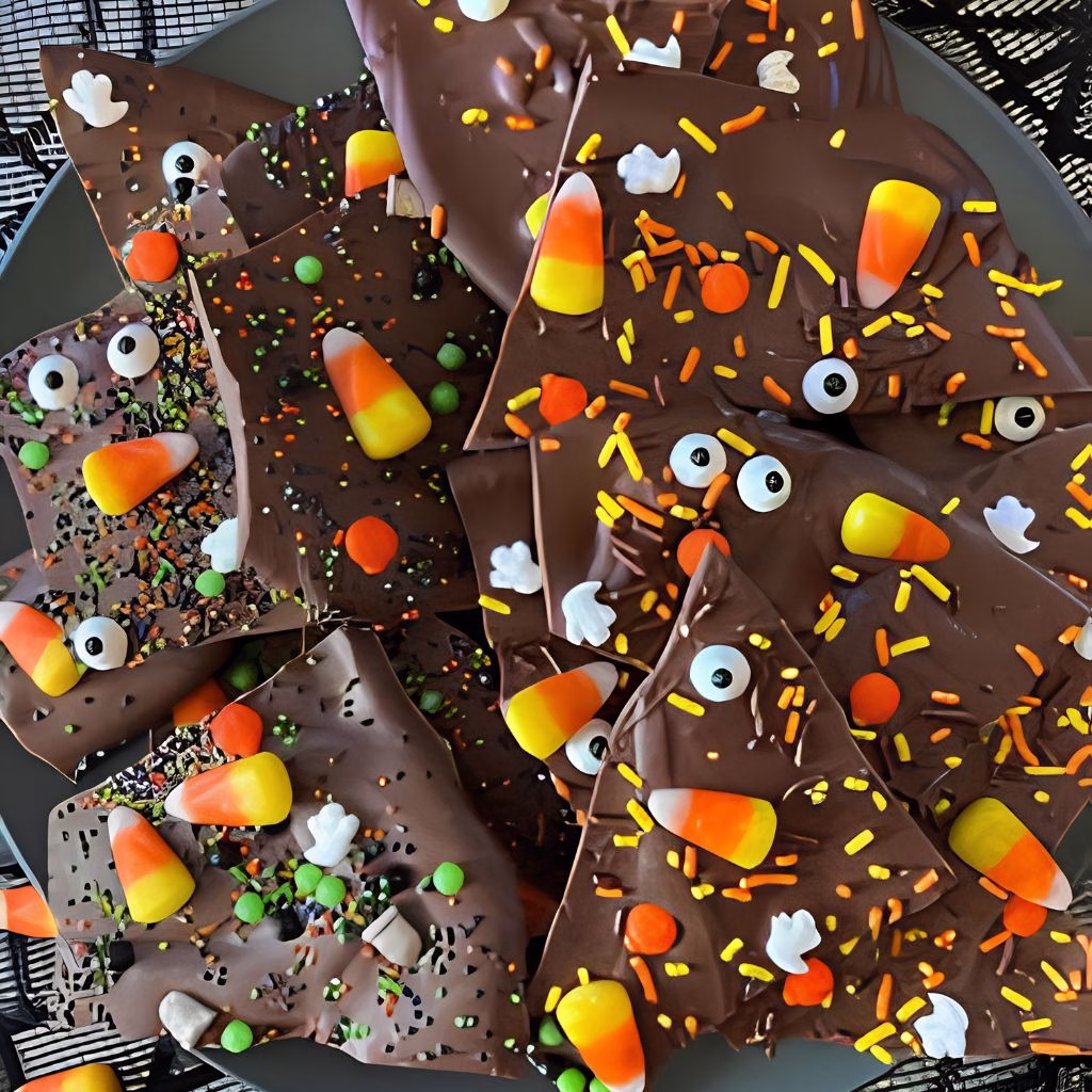 Easy Halloween Candy Bark Recipe