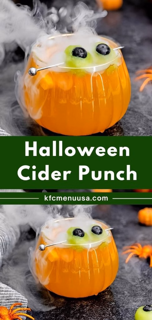Halloween Cider Punch Recipe: