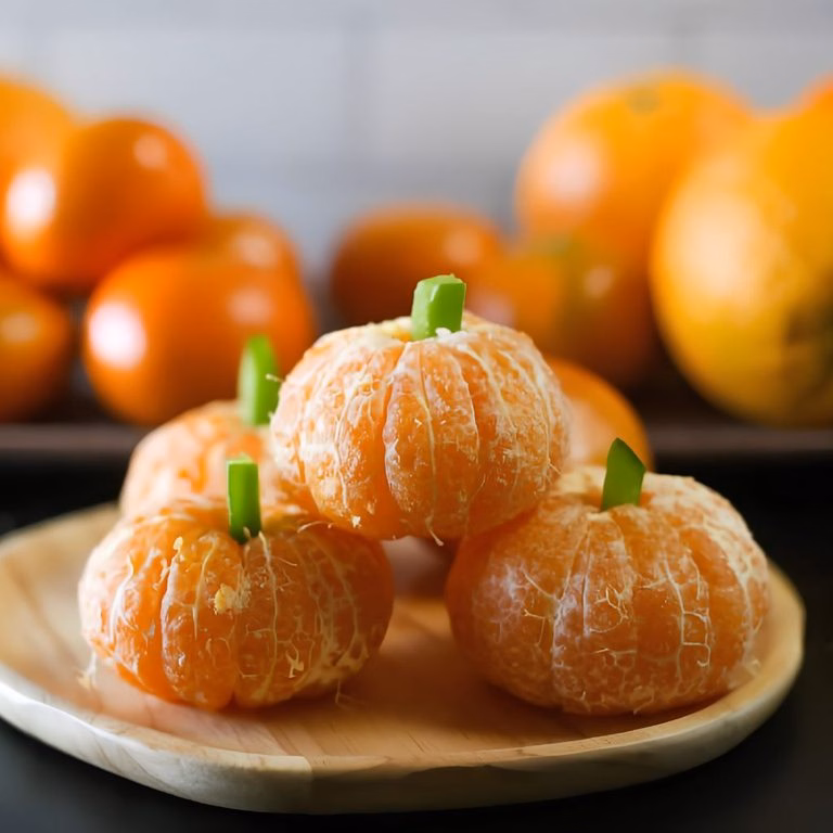Halloween Clementine Pumpkin Recipe