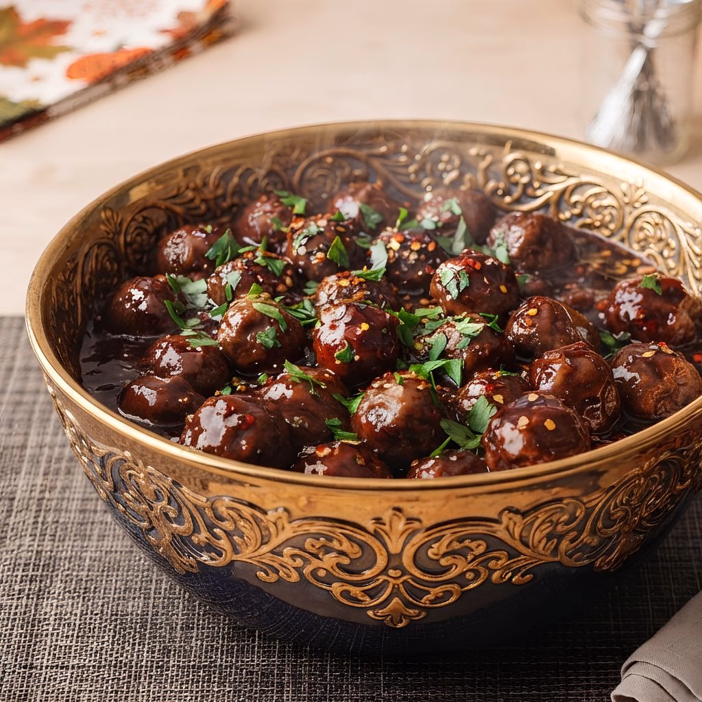 Halloween Crockpot Meatballs Recipe