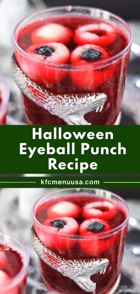 Halloween Eyeball Punch Recipe
