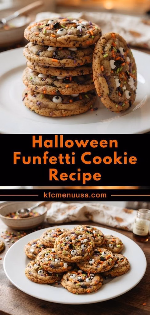 Halloween Funfetti Cookie Recipe
