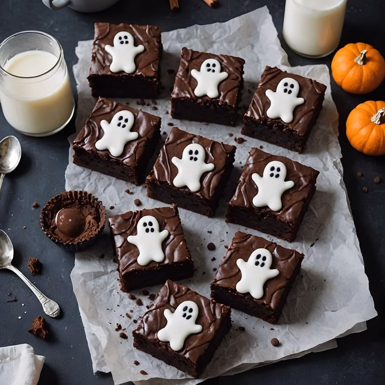 Halloween Ghost Brownies Recipe
