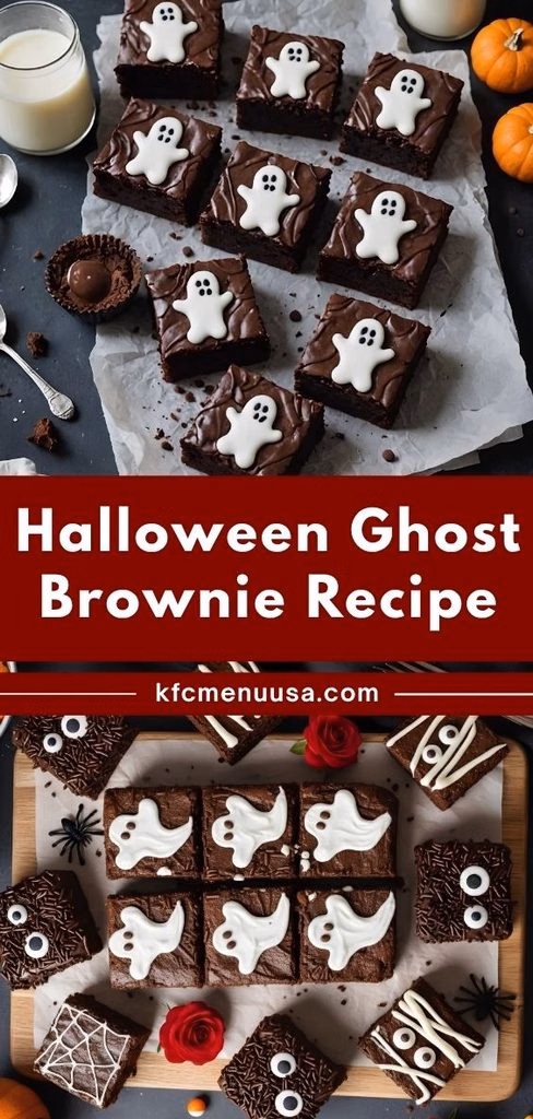 Halloween Ghost Brownies Recipe