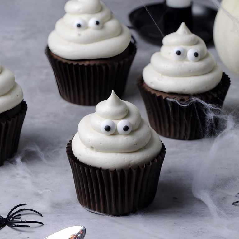 Halloween Ghost Cupcakes Recipe